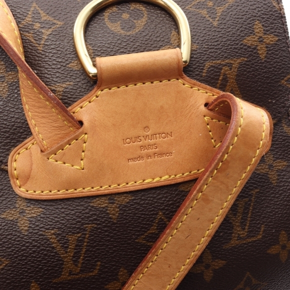 Louis Vuitton Montsouris MM Monogram Backpack Rucksack Brown - Picture 3 of 8